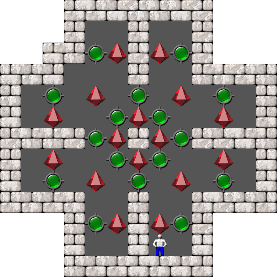 Сокобан Thinking Rabbit Arranged уровень 516